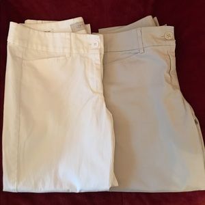 🤍 NWOT Set of 2 Loft Cropped Pants Bundle (4)